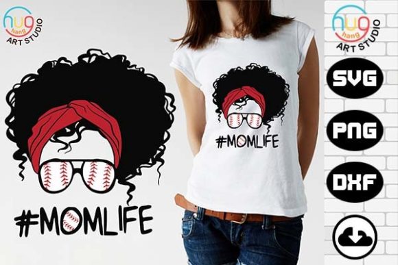 Baseball Mom Graphics for T-Shirt Designs