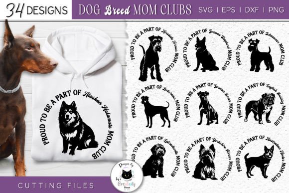 Dog Mom SVG Bundle Dog Silhouettes Review