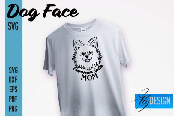 German Spits Mom SVG Design for Crafts & Graphics