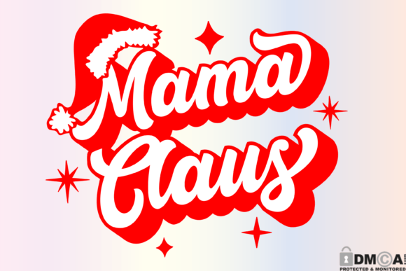 Mama Claus Graphics: Print Templates for Branding
