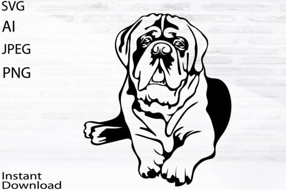 Mastife Dog Mom Graphics & Illustrations Review