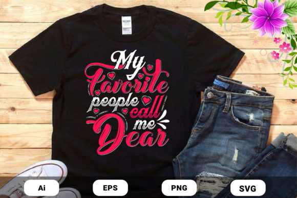 Mother s Day Dear Pink T-shirt Design Graphics and Print Templates